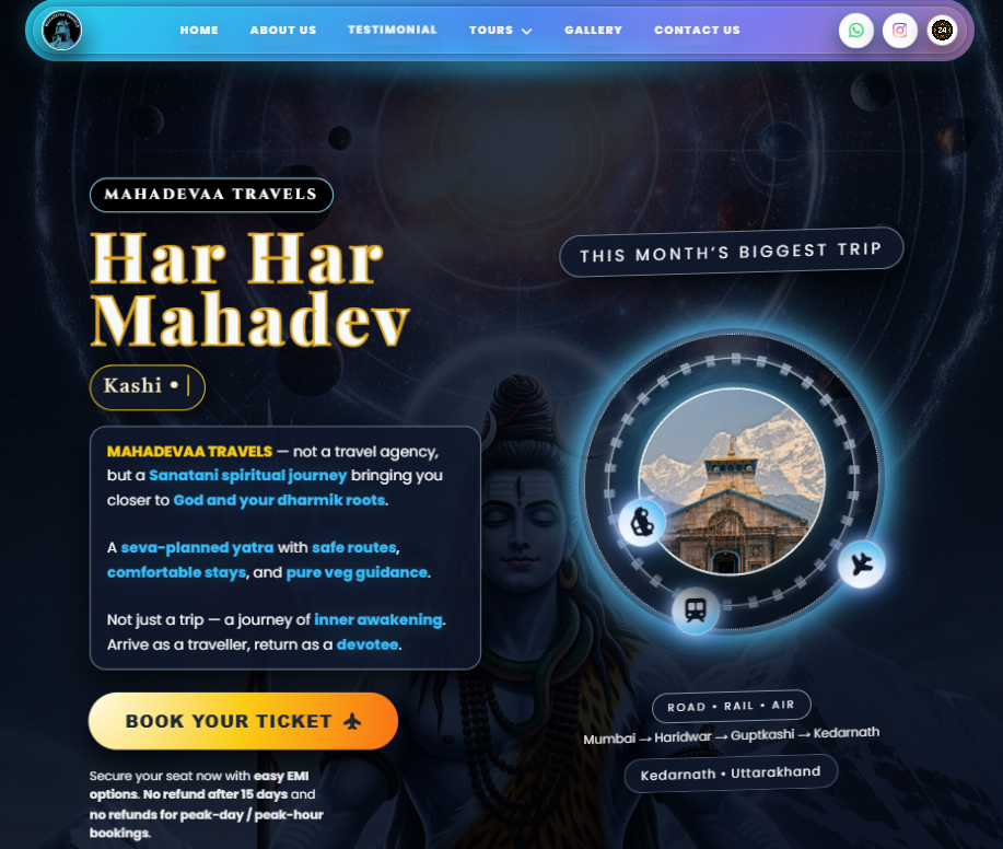 Custom Website Development showcase