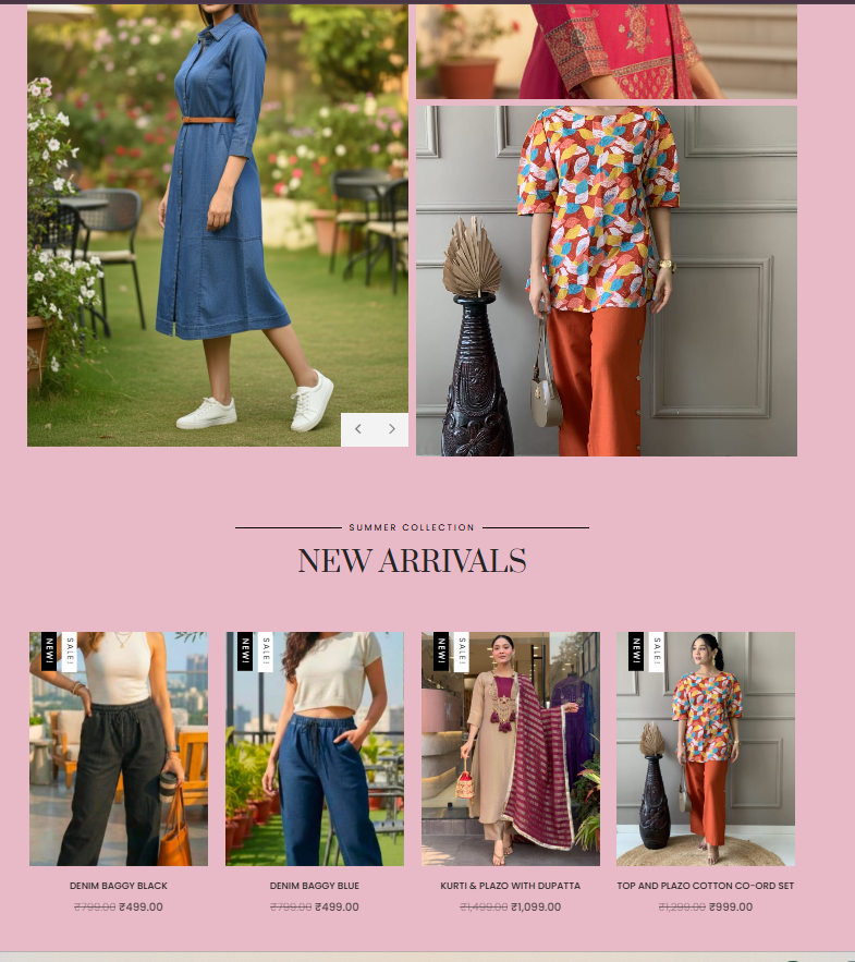 eCommerce Website Development showcase